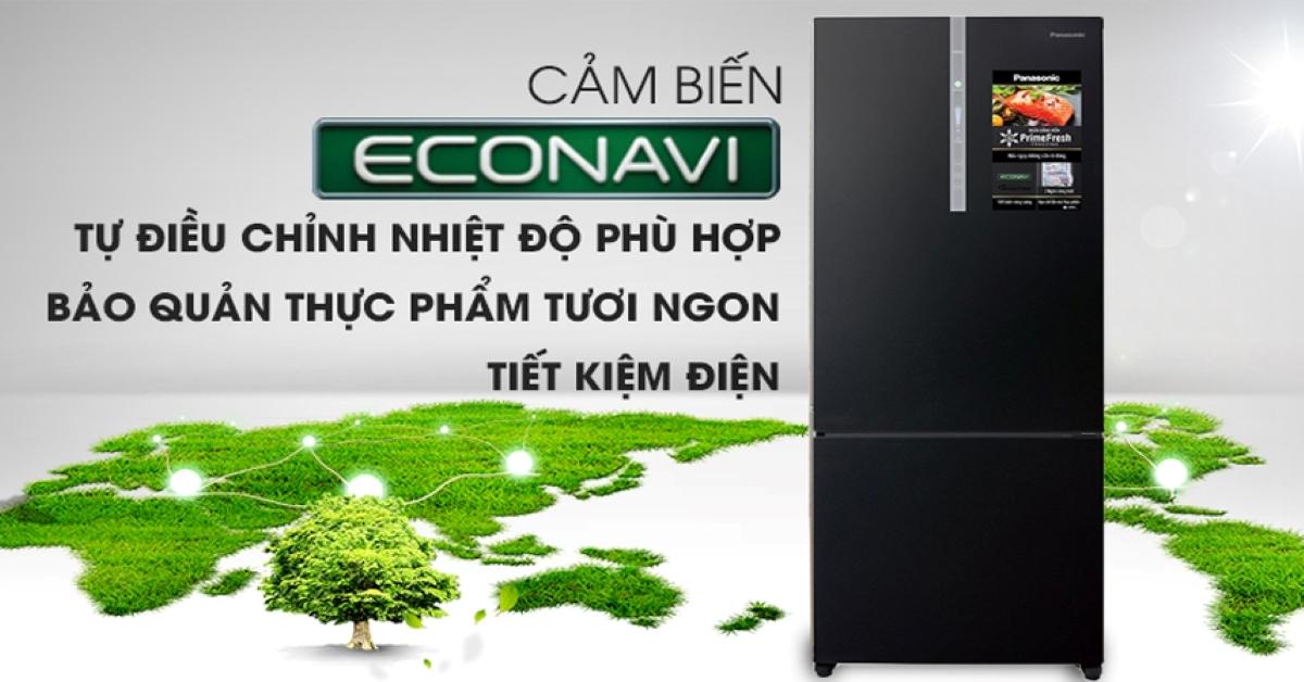 Tủ lạnh Panasonic có trang bị cảm biến Econavi
