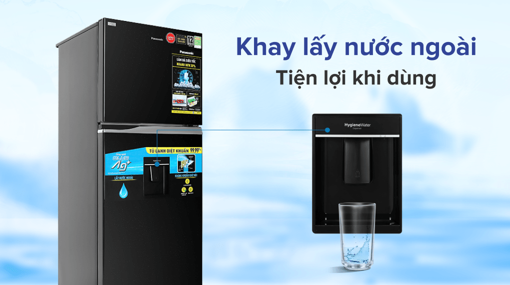 Dòng tủ lạnh có thiết kế lấy nước ngoài sang trọng cùng dung tích lên đến 405 lít